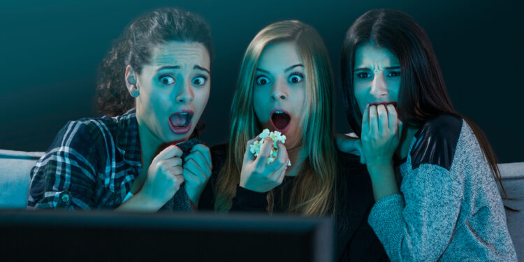 Can you get a blood clot from watching a scary movie?